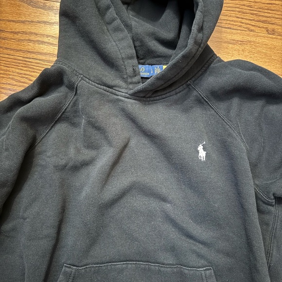 Polo by Ralph Lauren Black Hoodie Sweater - Picture 3 of 3